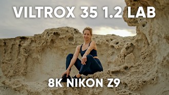 8K тест нового Viltrox 35mm F1.2 LAB на Nikon Z9 с адаптером Viltrox E-Z