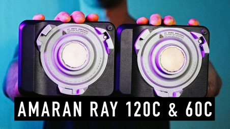 Сверхкомпактный RGB свет Amaran RAY 120c и RAY 60с. Обзор приборов и допов: Amaran Peak и софтбоксы