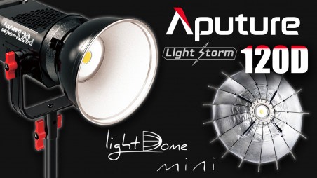 Обзор Aputure LS120D. Обзор Aputure Light Dome Mini и насадки Френеля.