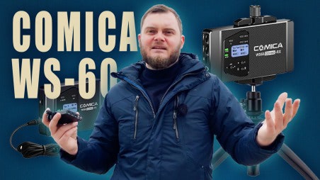 Обзор Comica CVM WS 60. Двухканальная радиосистема для смартфонов и камер.