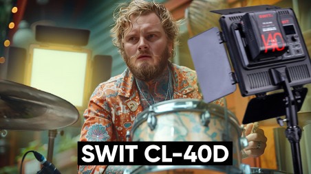 Обзор SWIT CL-40D. Компактная биколорная светодиодная панель 40Вт для съемки видео