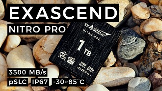 Обзор карты памяти Exascend Nitro Pro 1TB. Карта для экстремальных нагрузок: -30~85°C / IP67 / реальные 3300 МБайт/с