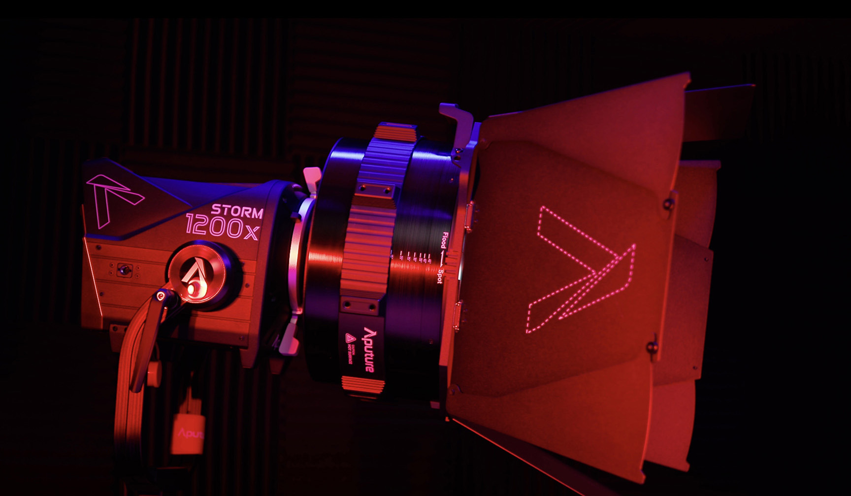 Aputure Storm 1200X со шторками