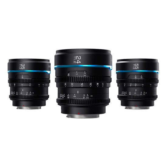 Sirui Nightwalker T1.2 Cinema Lenses kit