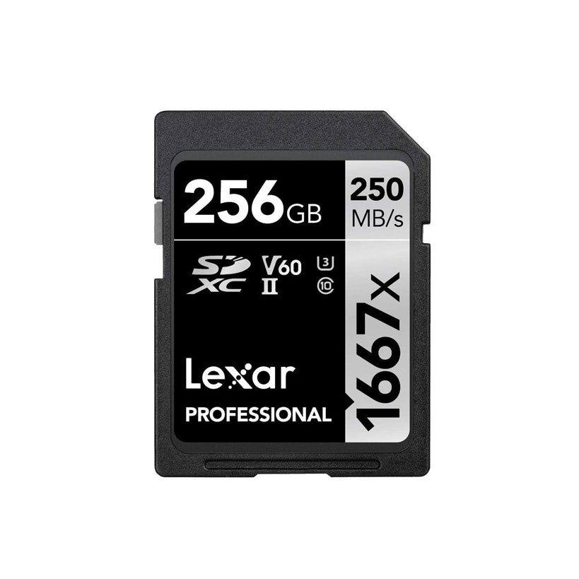 Lexar 256GB Professional 1667x UHS-II SDXC