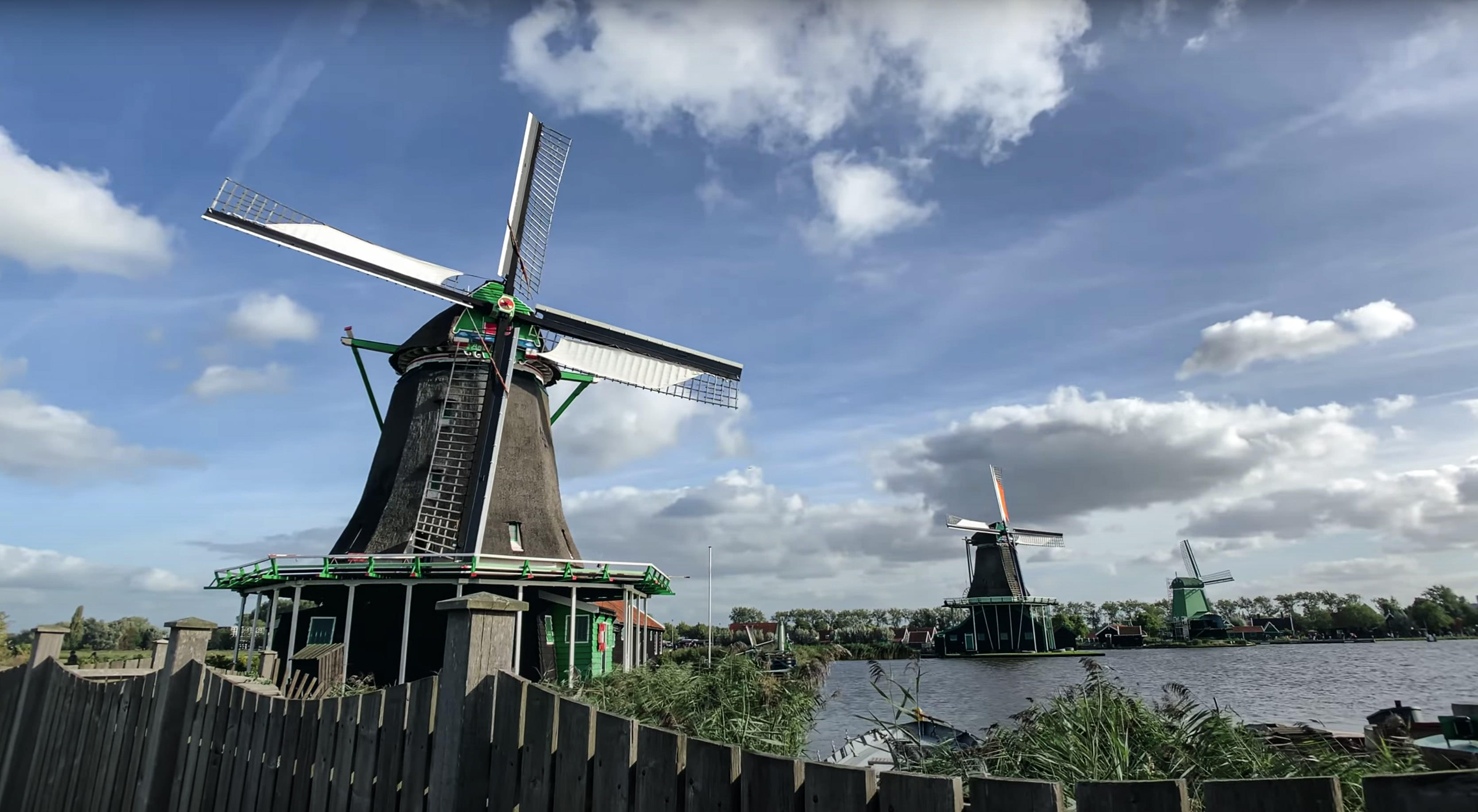 Путешествие по Голландии. Ветряные мельницы в Заансе-Сханс