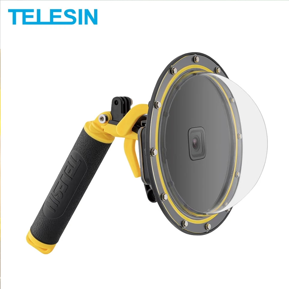 Подводный купол Telesin Gopro Dome Port. Как снимать фото и видео  наполовину под водой на GoPro и другие экшн-камеры?